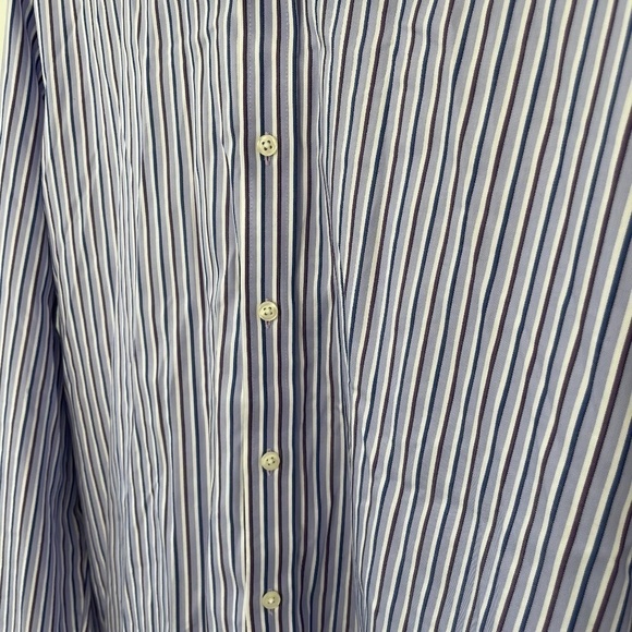 M&S Collection Regular Fit Striped Button Up - Picture 2 of 7